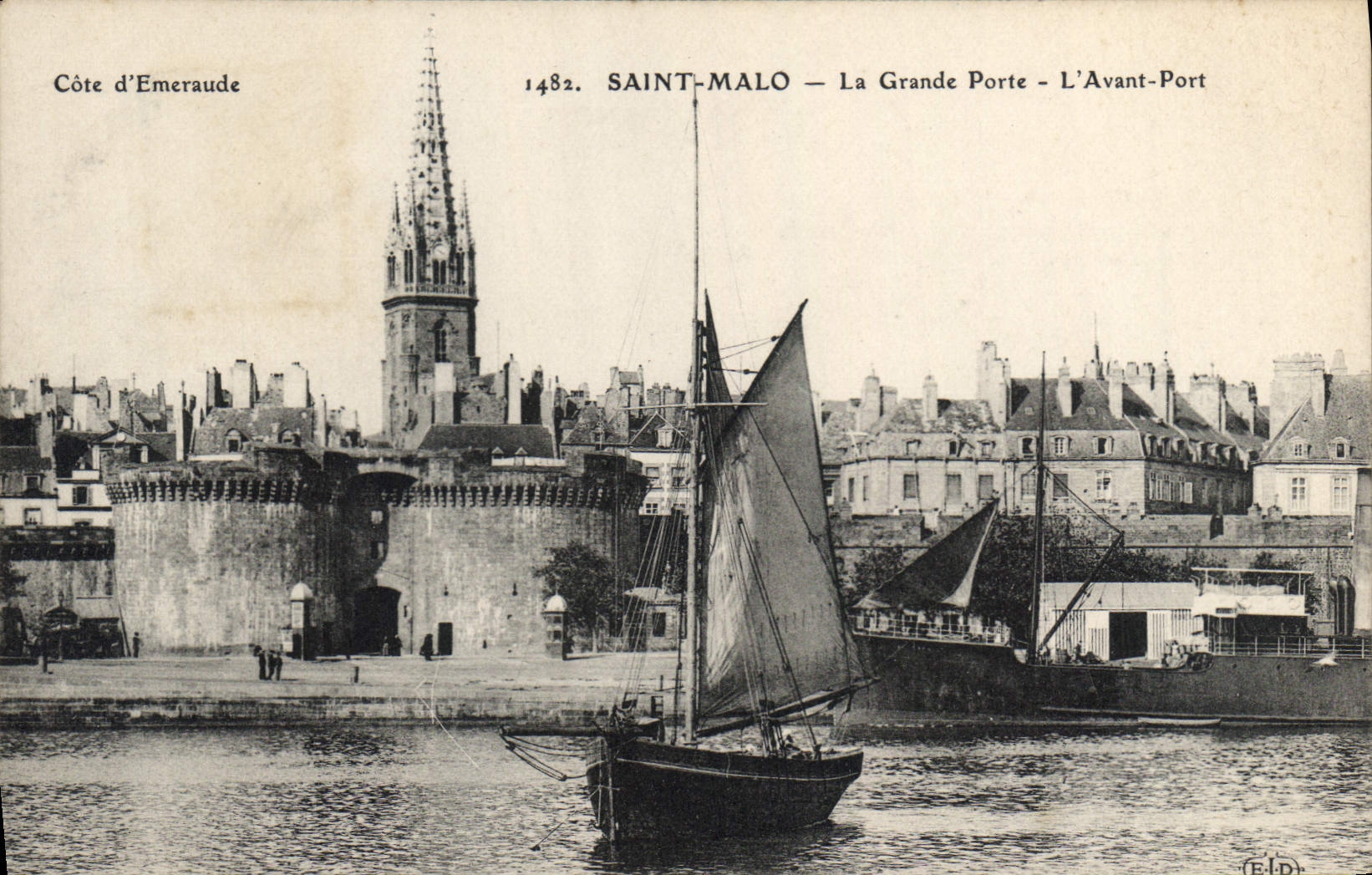 Saint-Malo — Die Große Pforte — Der Avant-Port — Côte d’Emeraude — n°1482