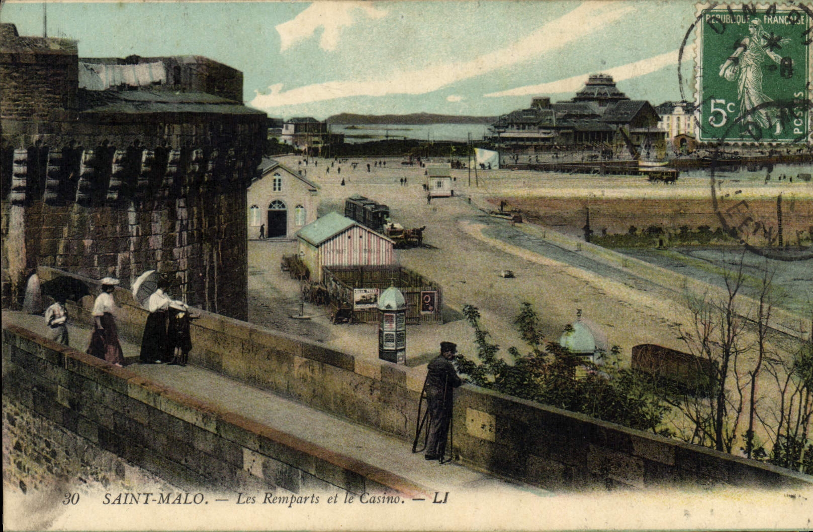 SAINT-MALO. — Los Muros y el Casino. — LI