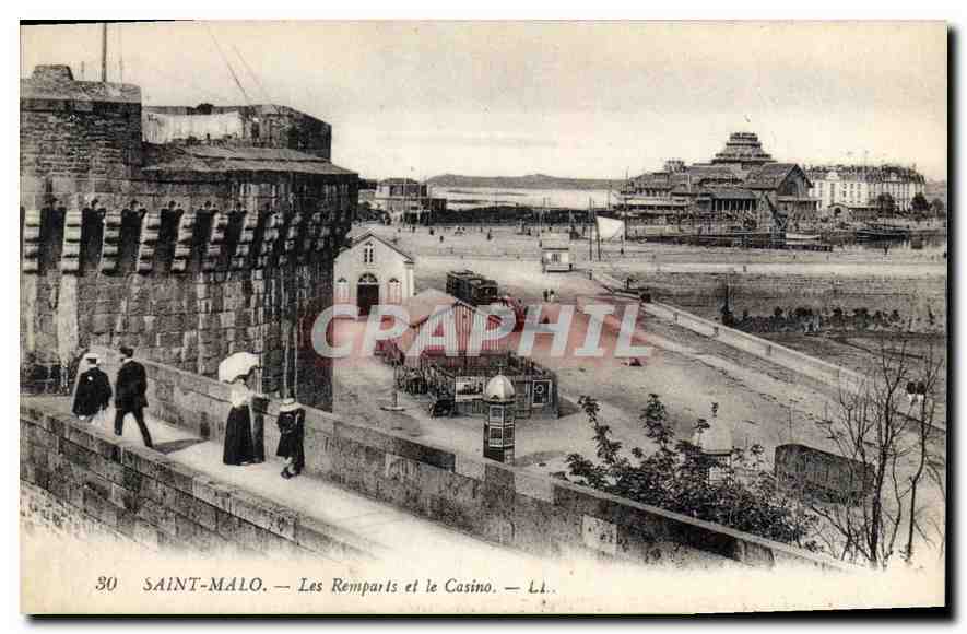 Saint-Malo — Die Mauern und das Casino — LI.
