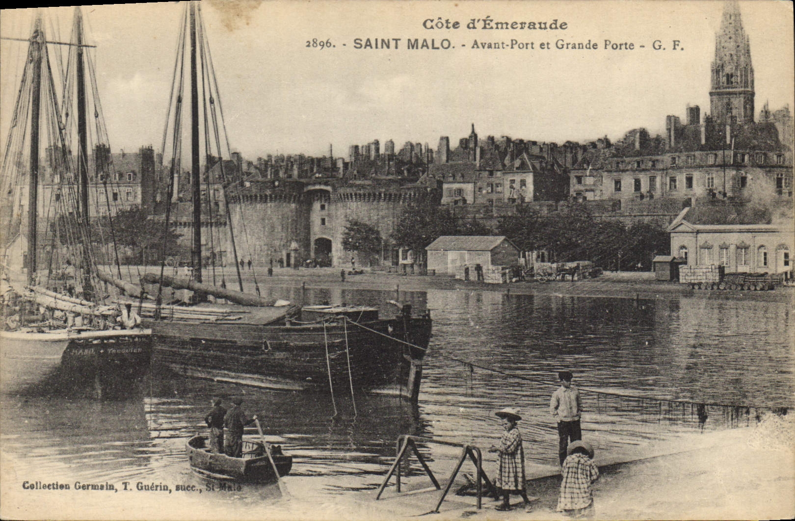 Saint Malo - Avant-Port et Grande Porte - G. F.
