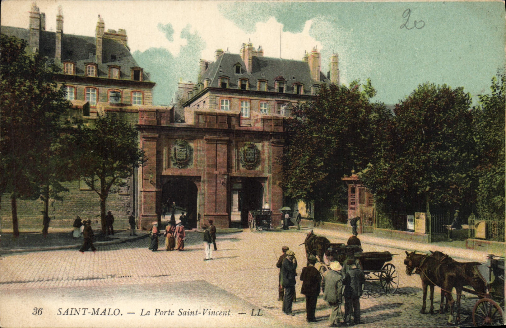 Saint-Malo — La Porte Saint-Vincent — LL. N° 36