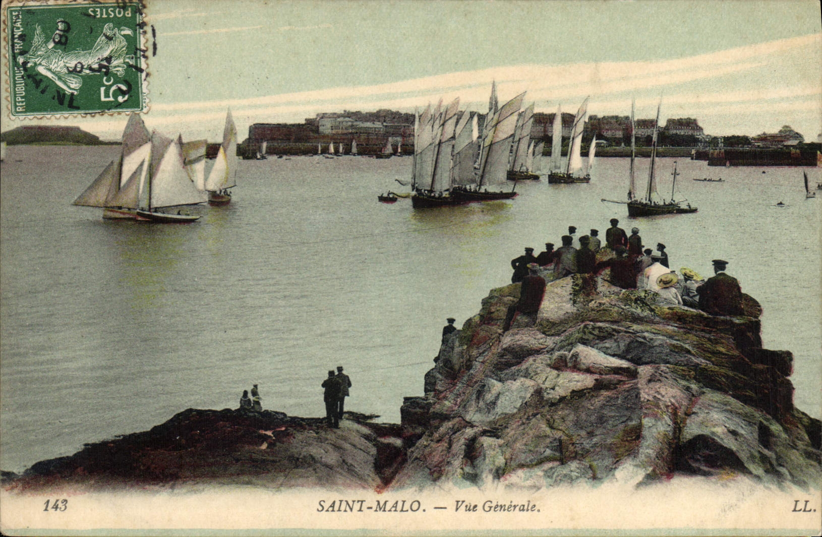 SAINT-MALO. — Vue Générale. — LL. — n° 143 - Anverso