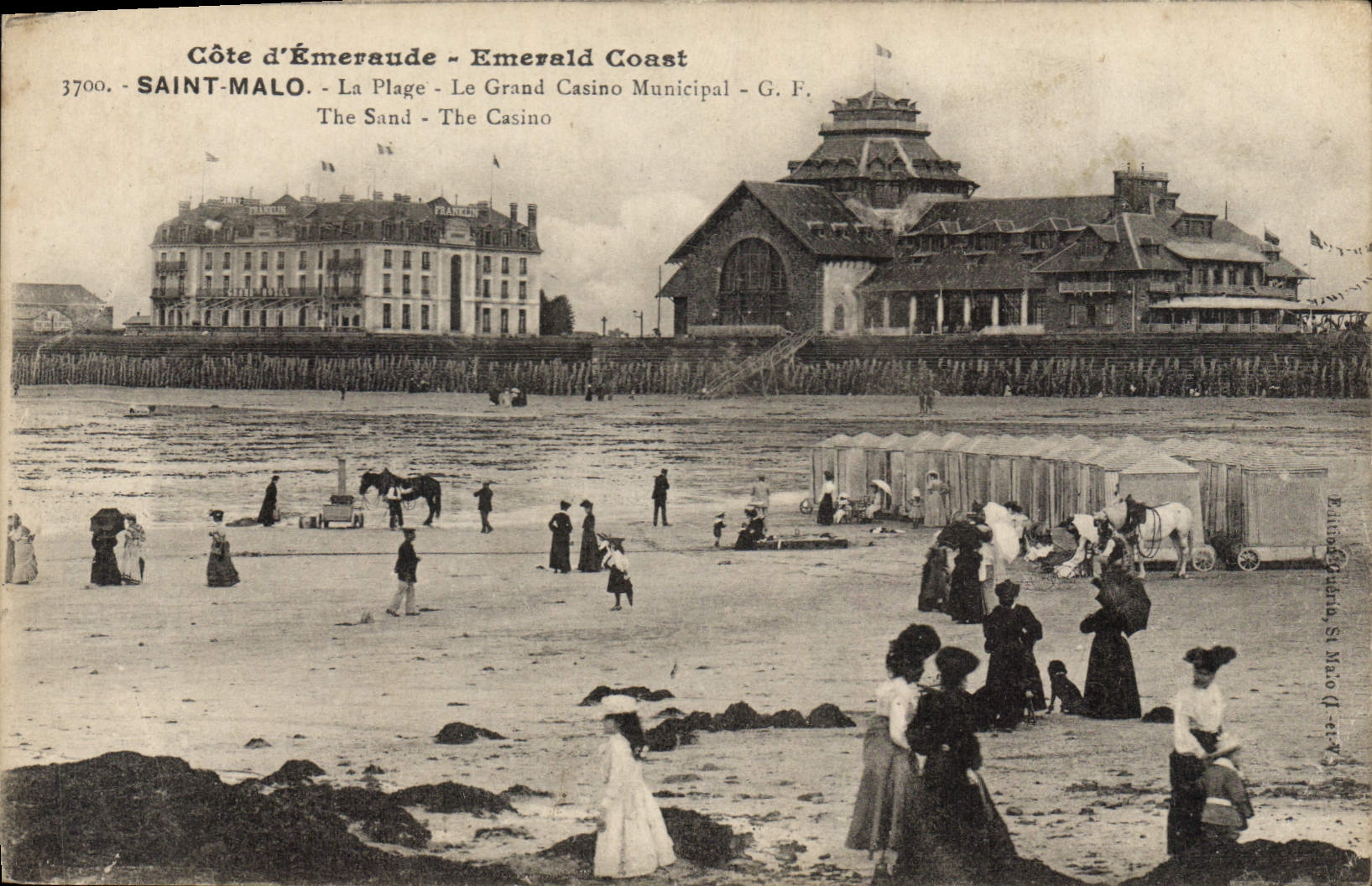 Saint-Malo - La Plage - Le Grand Casino Municipal - G.F.