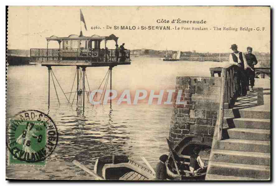 St-Malo à St-Servan — Le Pont Roulant — G.F. — n°4462