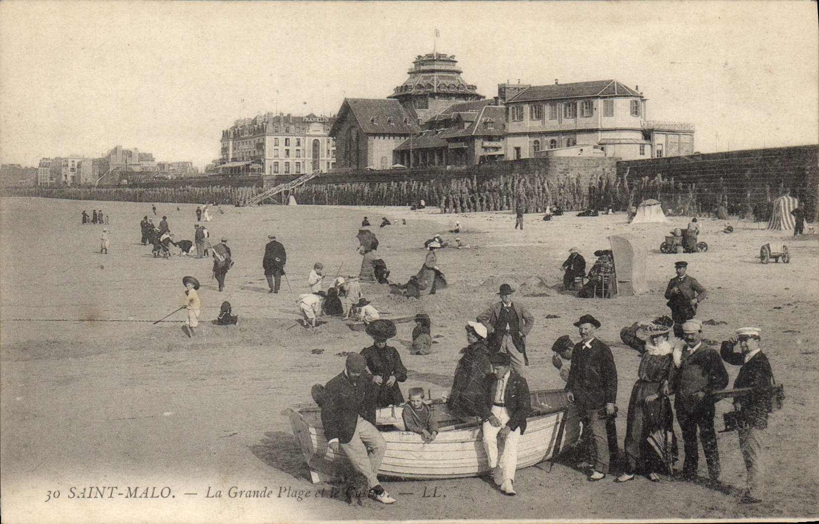 Saint-Malo — La Grande Plage et le Casino — LL, n°30