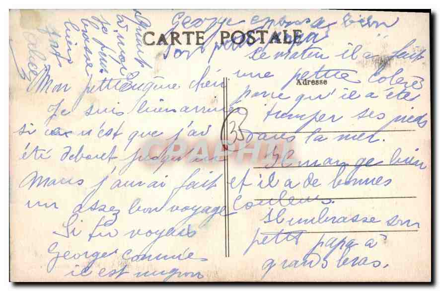 CPA St Malo L et V La Grande Porte  — Verso