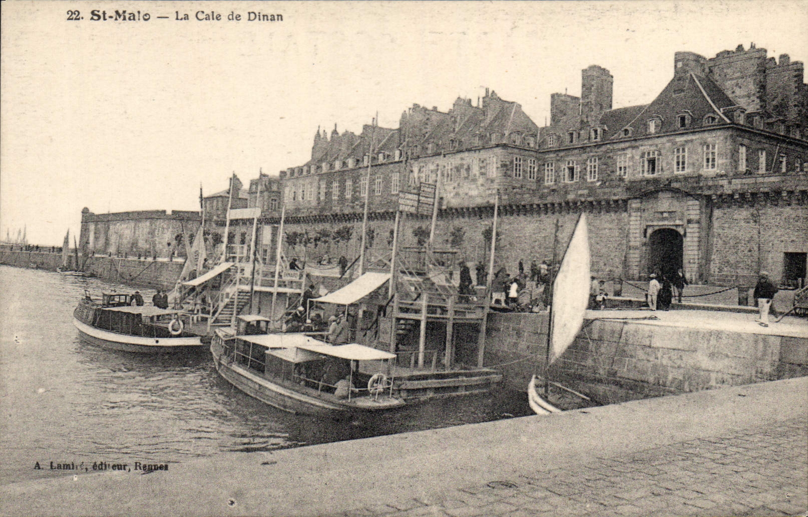 St-Malo — La Cale de Dinan — A. Lamière, éditeur, Rennes