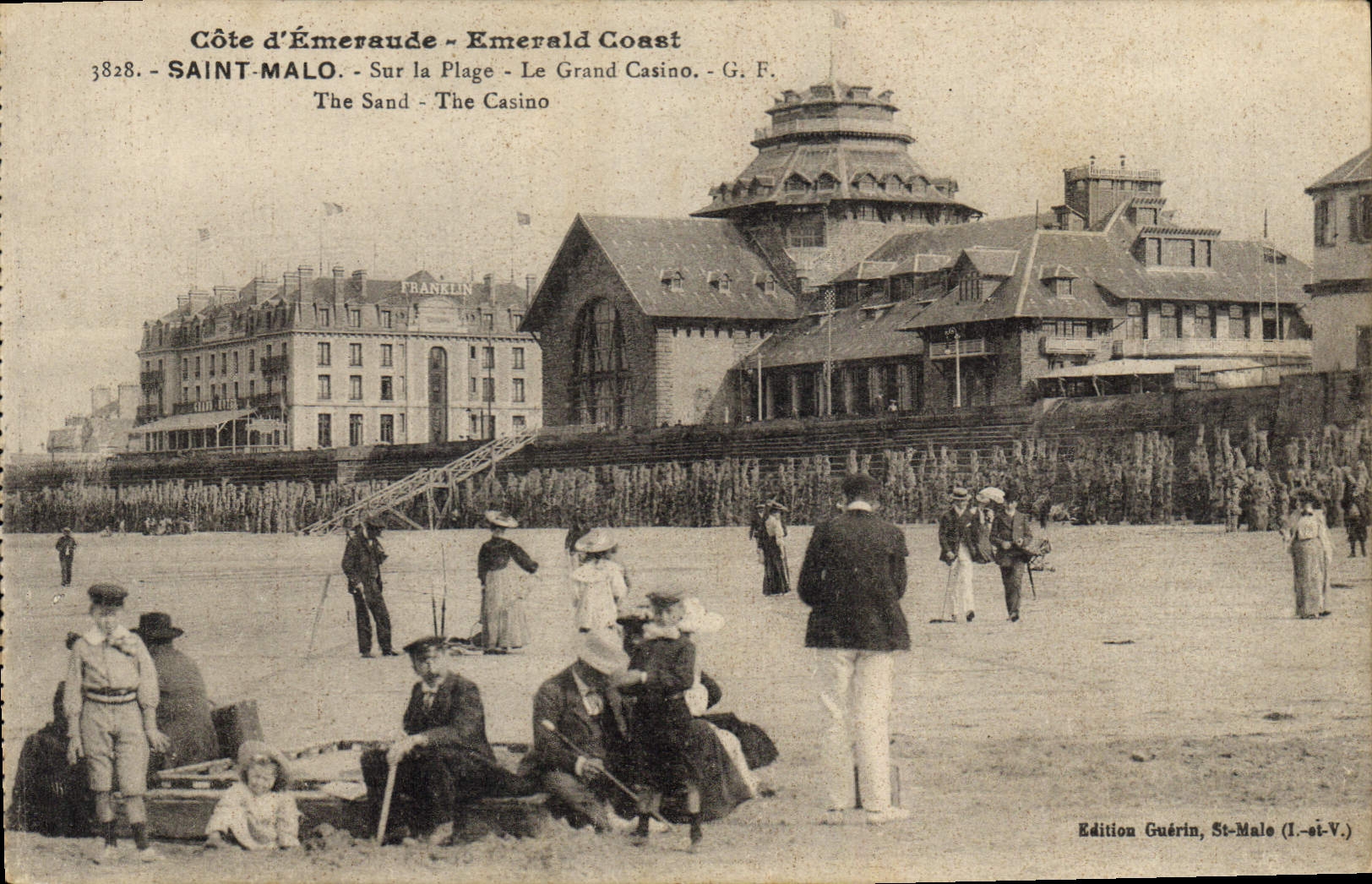 Saint-Malo - En la Playa - El Gran Casino - Edición Guérin, St-Malo (I.-et-V.)