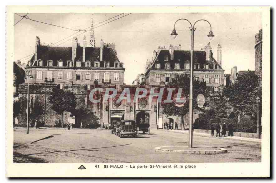 CPA Saint Malo La Porte St Vincent et La Place 