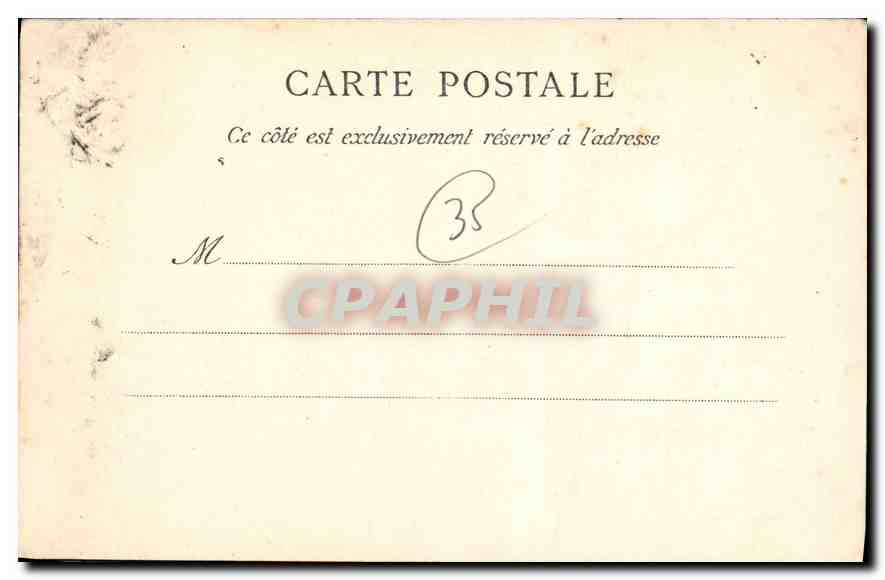 Saint-Malo — Square und Port Saint-Vincent — G. F. n°410 — Rückseite