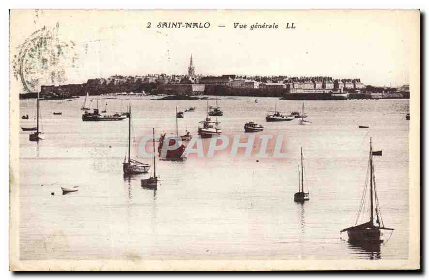 CPA Saint Malo Vue Generale 