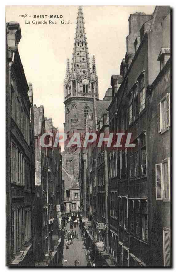 Saint-Malo — La Grande Rue — G.F. n°2098