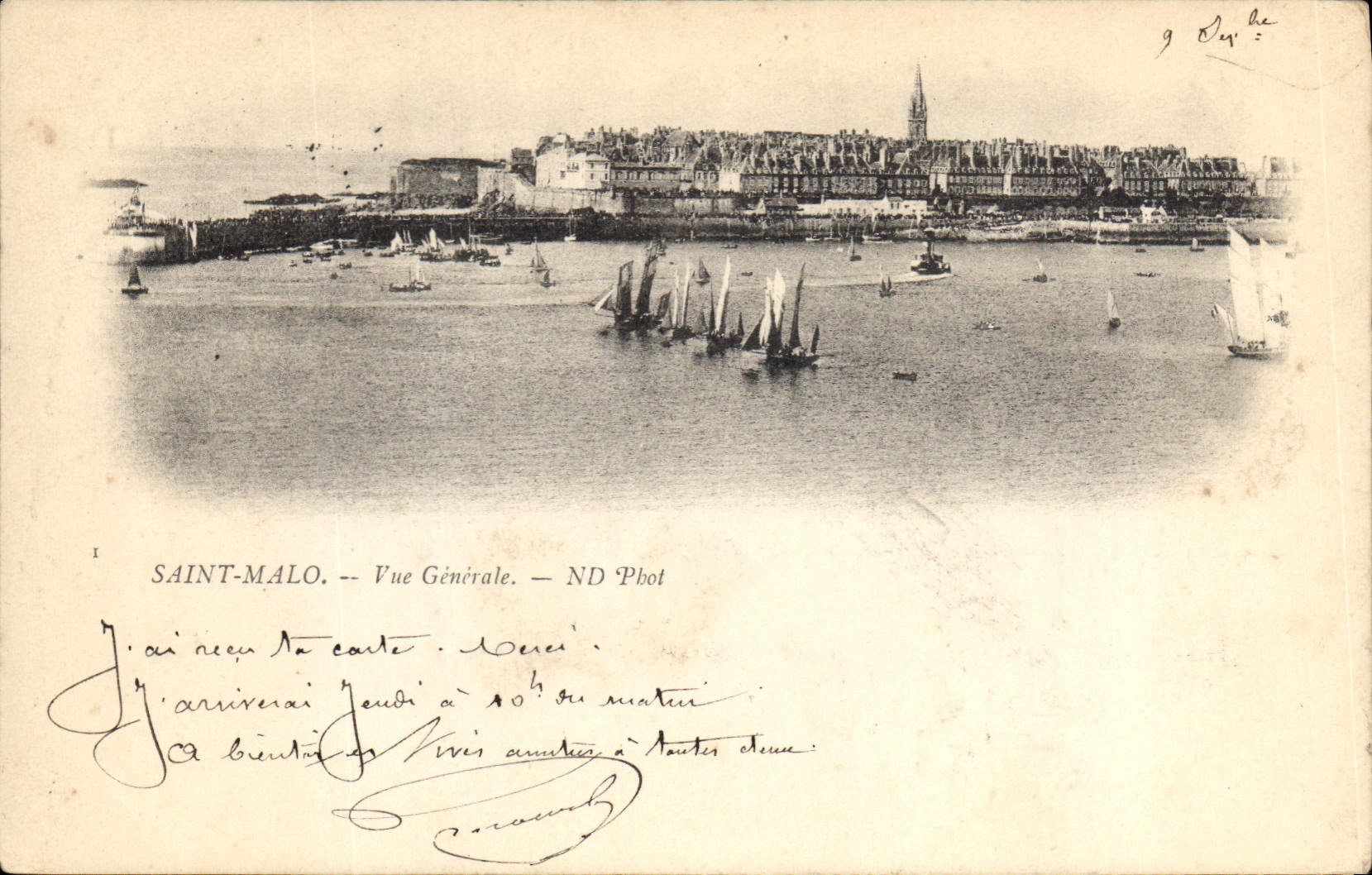 Saint-Malo — Vista General — ND Phot - Anverso