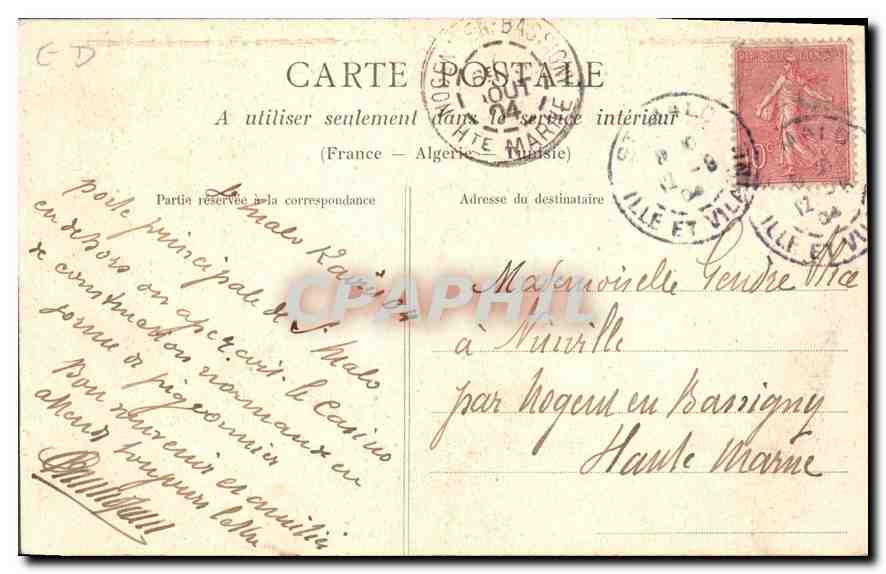 Saint-Malo — La porte Saint-Vincent — Côte d’Émeraude, n°237 — Rückseite