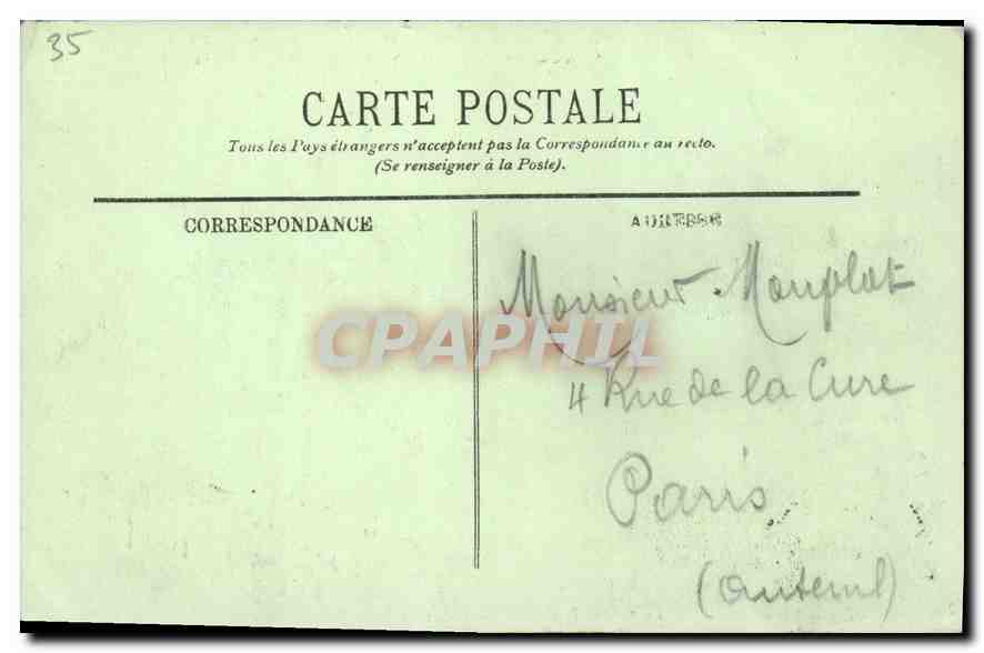 CPA Saint Malo Le Mole et la Cale de Dinard — Rückseite