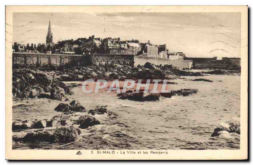 CPA Saint Malo La Ville et les Remparts 