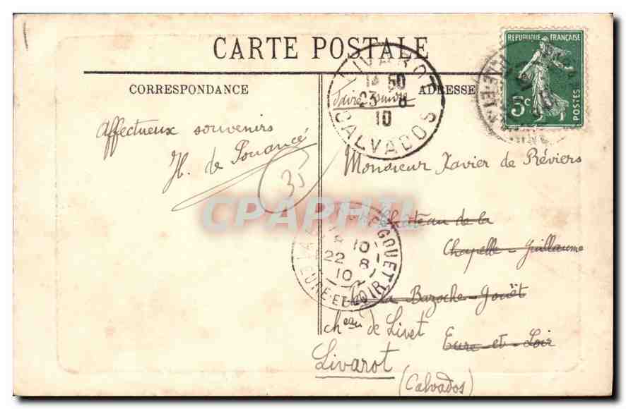 Saint-Malo — El Môle y los Baluartes — L.L. — Reverso