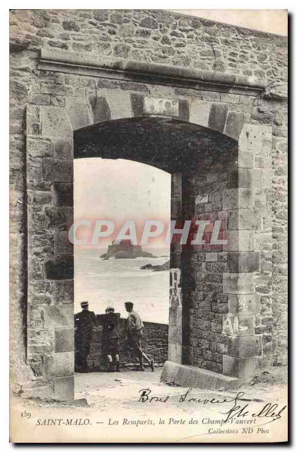 SAINT-MALO — Les Remparts, la Porte des Champs-Vauvert — Collection ND Phot