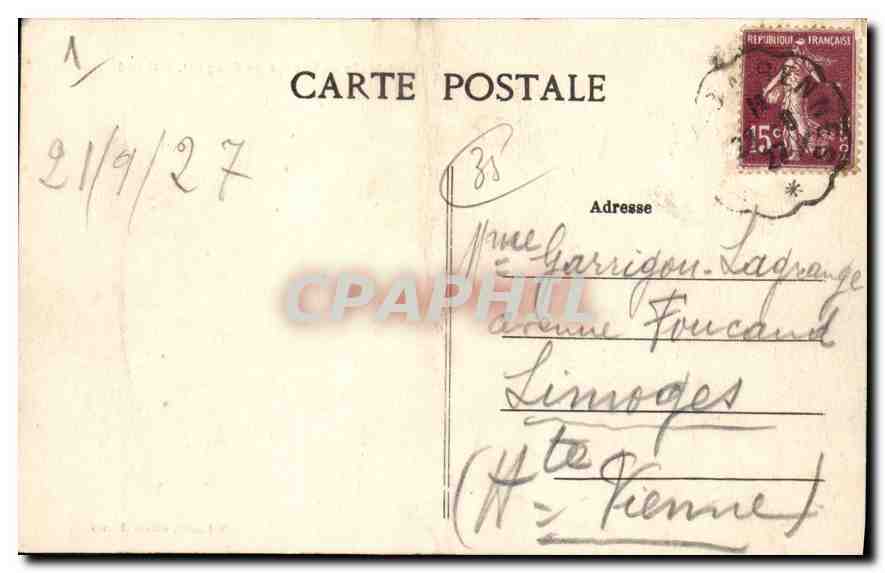 CPA Saint Malo Vue sir les Remparts cote Sud  — Verso