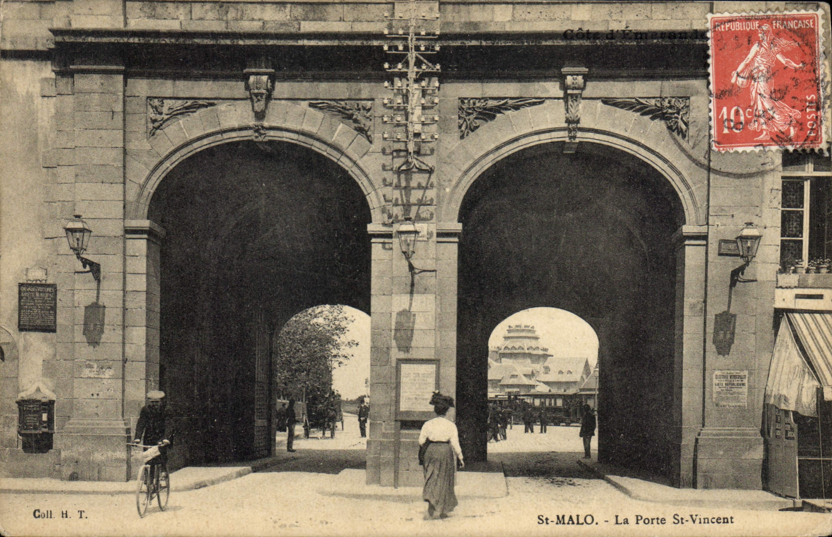 St-Malo - La Porte Saint-Vincent — Coll. H. T.