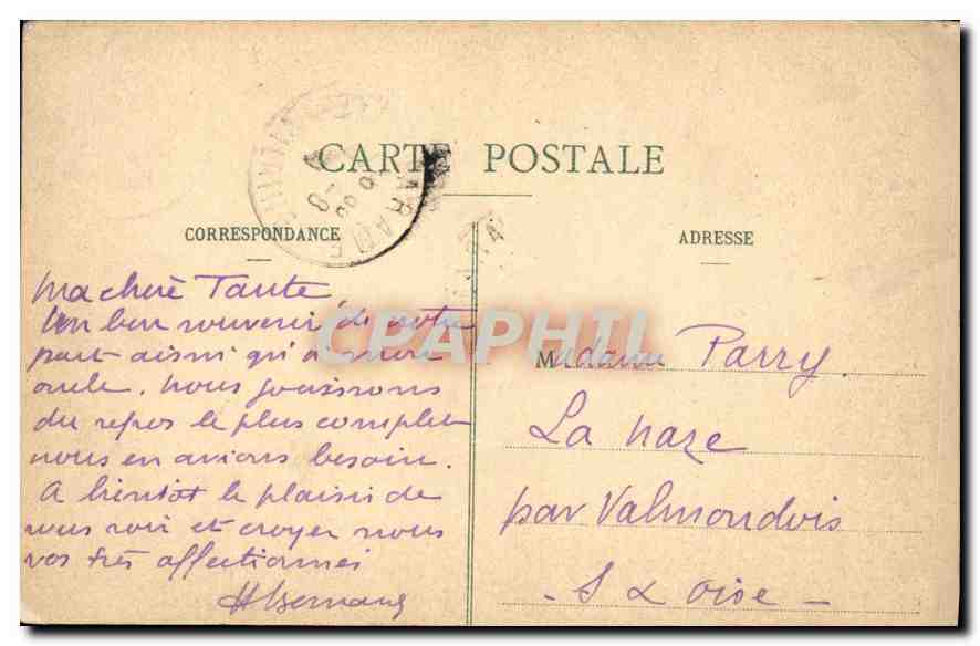 St-Malo - La Porte Saint-Vincent — Coll. H. T. — Verso