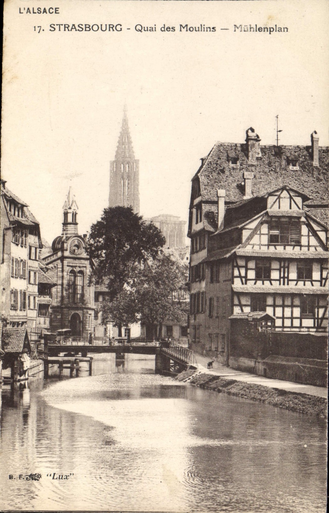 CPA Strasbourg Quai des Moulins Muhlenplan 