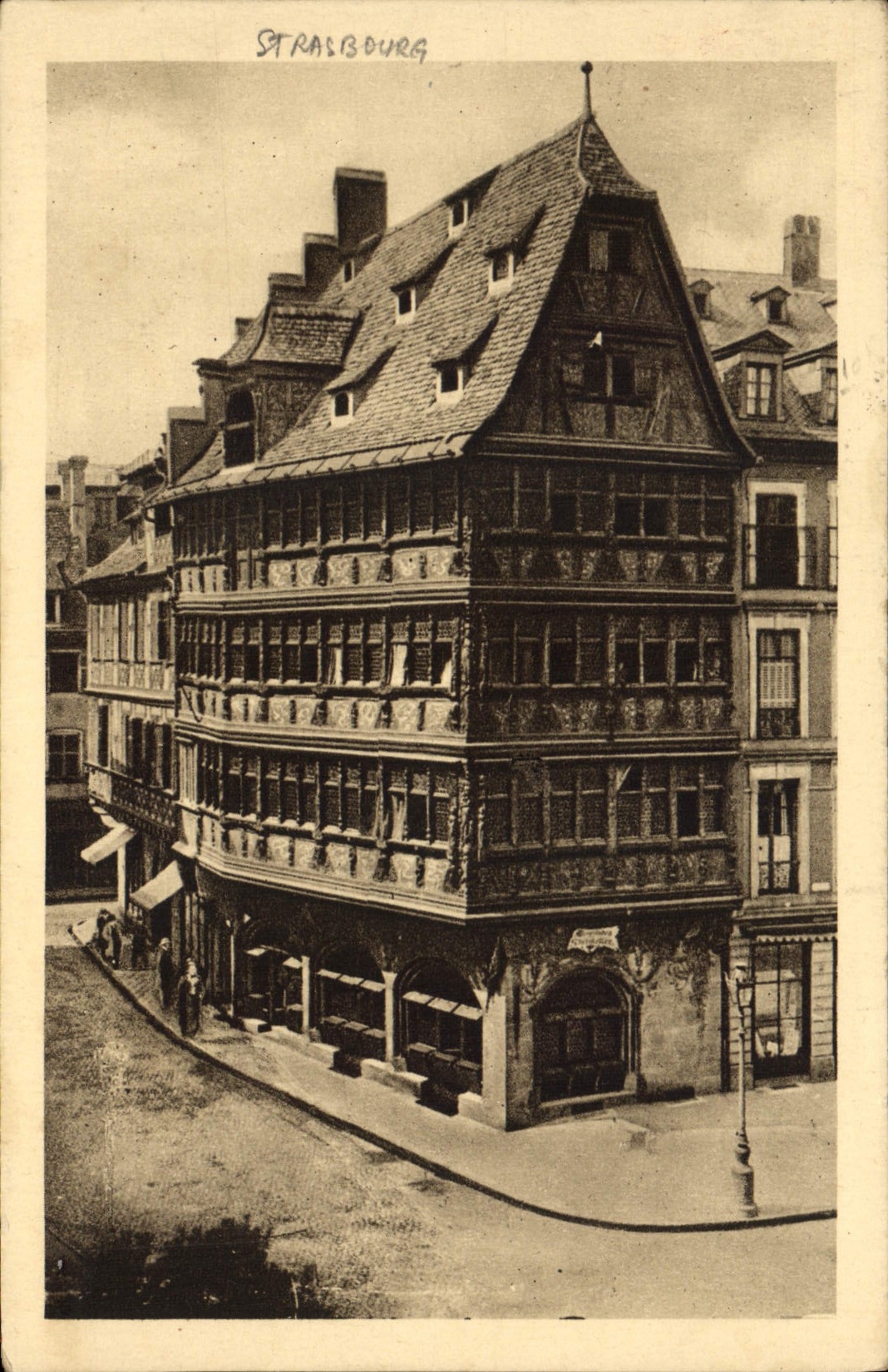 CPA Strasbourg Maison Kammerzell 