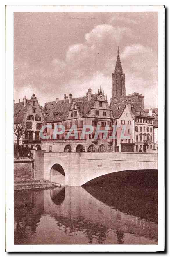 CPA Strasbourg Pont St Nicholas 