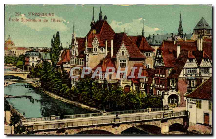 CPA Strasbourg Ecole Superieure de Filles 
