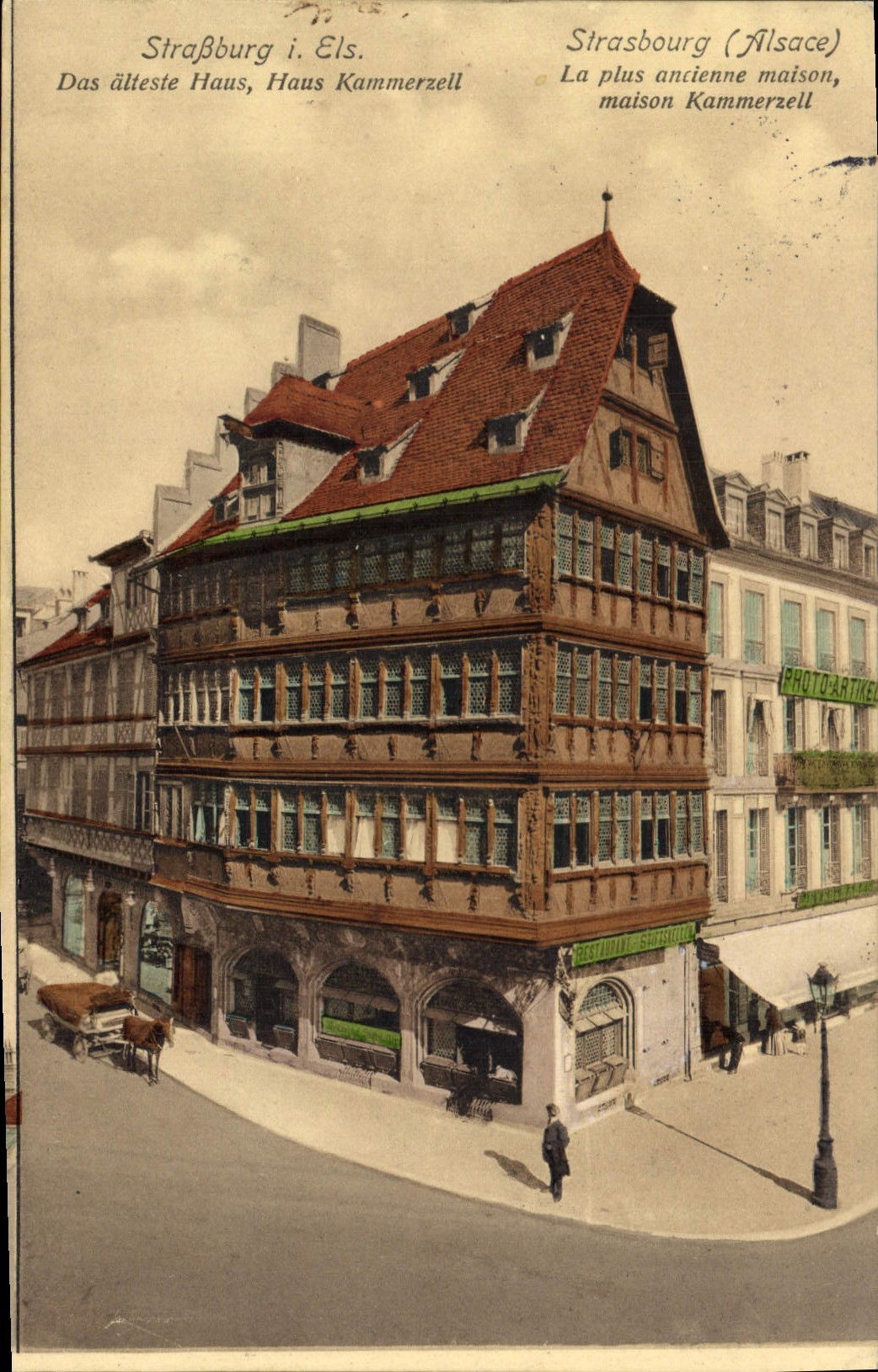 Strasbourg (Alsace) — La plus ancienne maison, maison Kammerzell — Trifke & Cie, No. 67