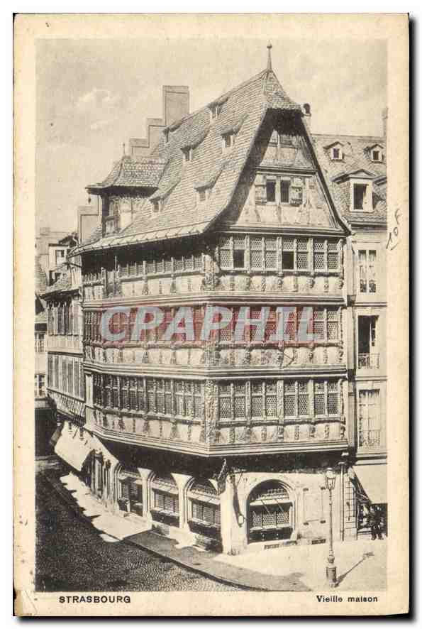 CPA Strasbourg Vieille maison 