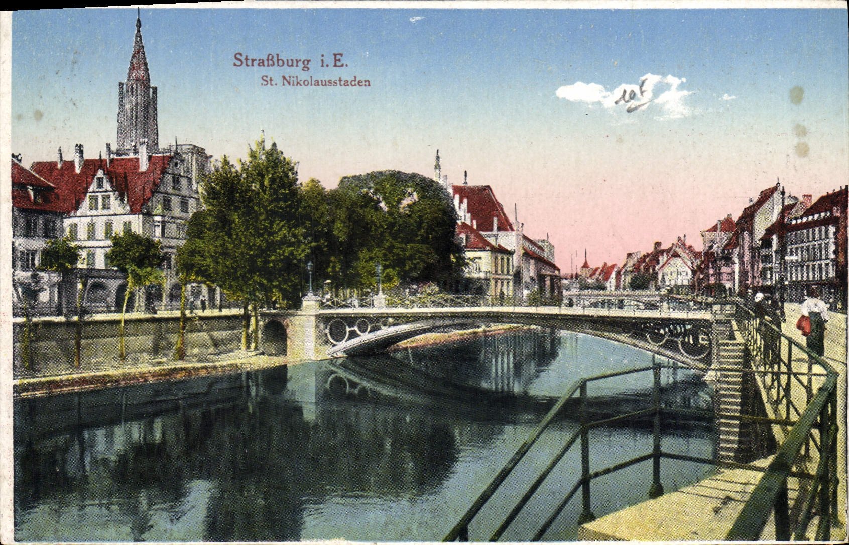 CPA Strasbourg St Nikolausstaden 