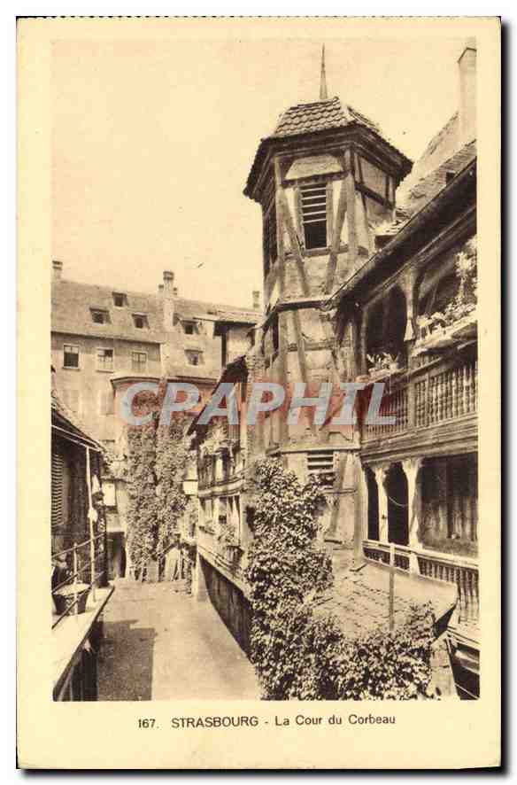 CPA Strasbourg La Cour du corbeau 