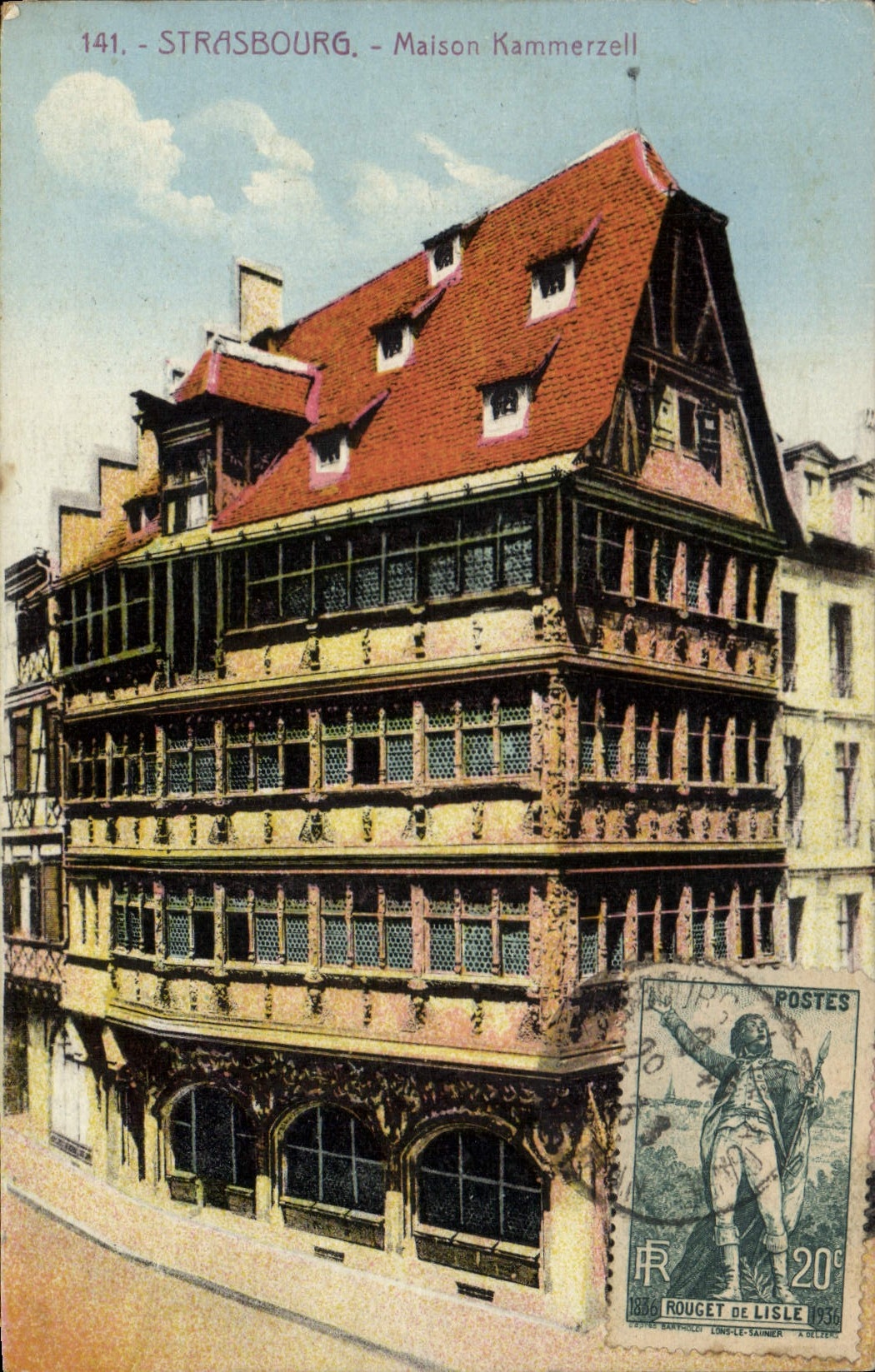 CPA Strasbourg Maison Kammerzell 