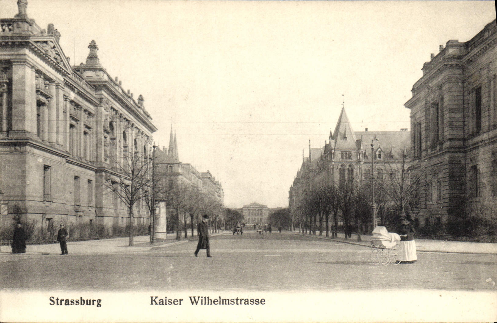 CPA Strassburg Kaiser Wilhelmstrasse 