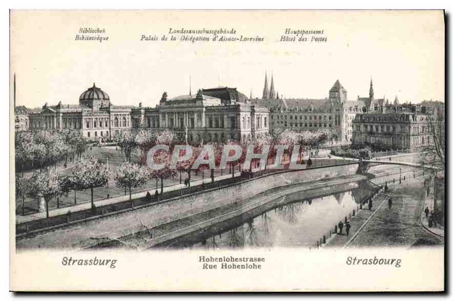 CPA Strasbourg Rue Hohenlohe 