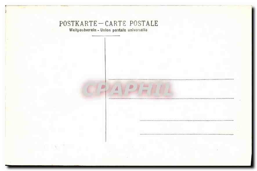 CPA Strasbourg Rue Hohenlohe  — Rückseite