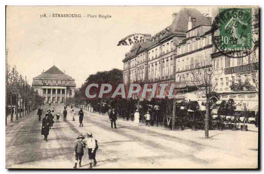CPA Strasbourg Place Broglie 