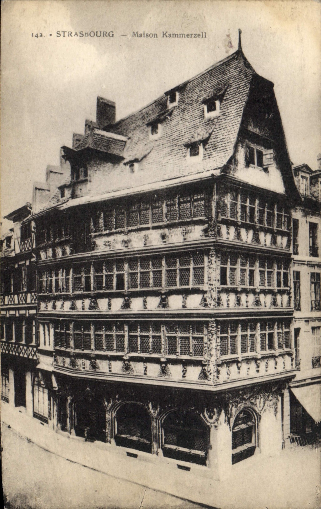 CPA Strasbourg Maison Kammerzell 