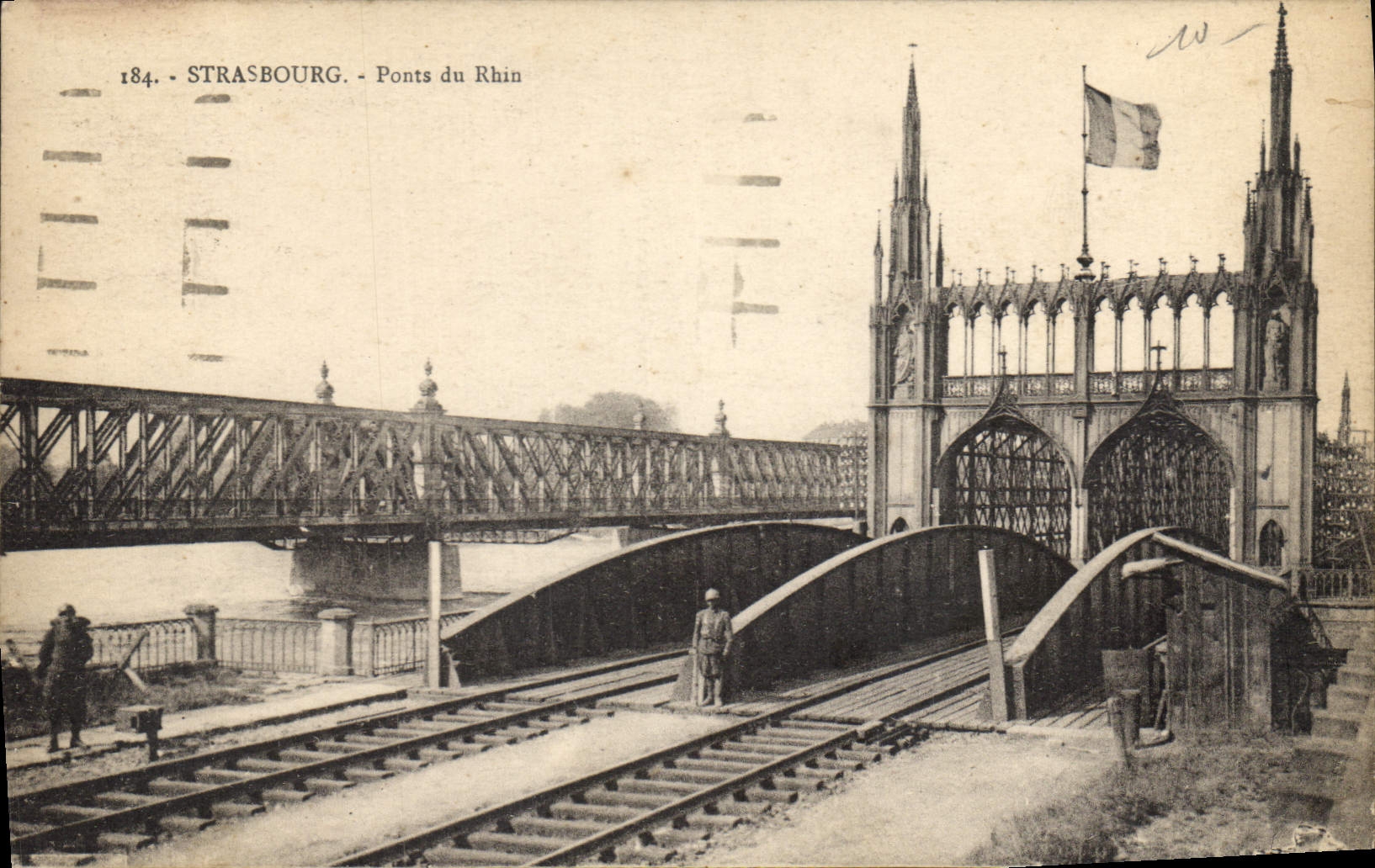 CPA Strasbourg Ponts du Rhin 