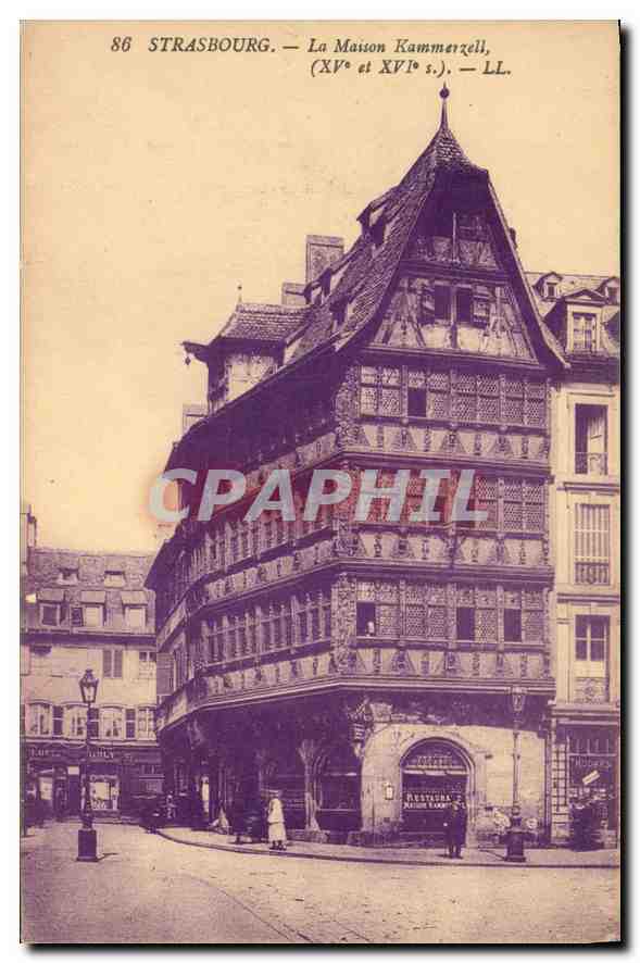 CPA Strasbourg La Maison Kammerzell 
