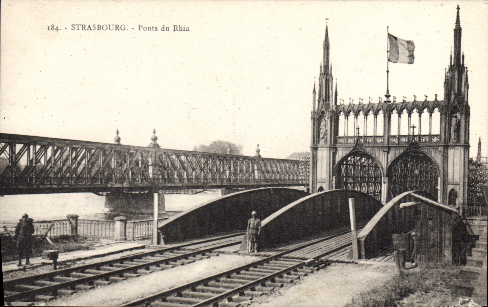 CPA Strasbourg Ponts du Rhin 