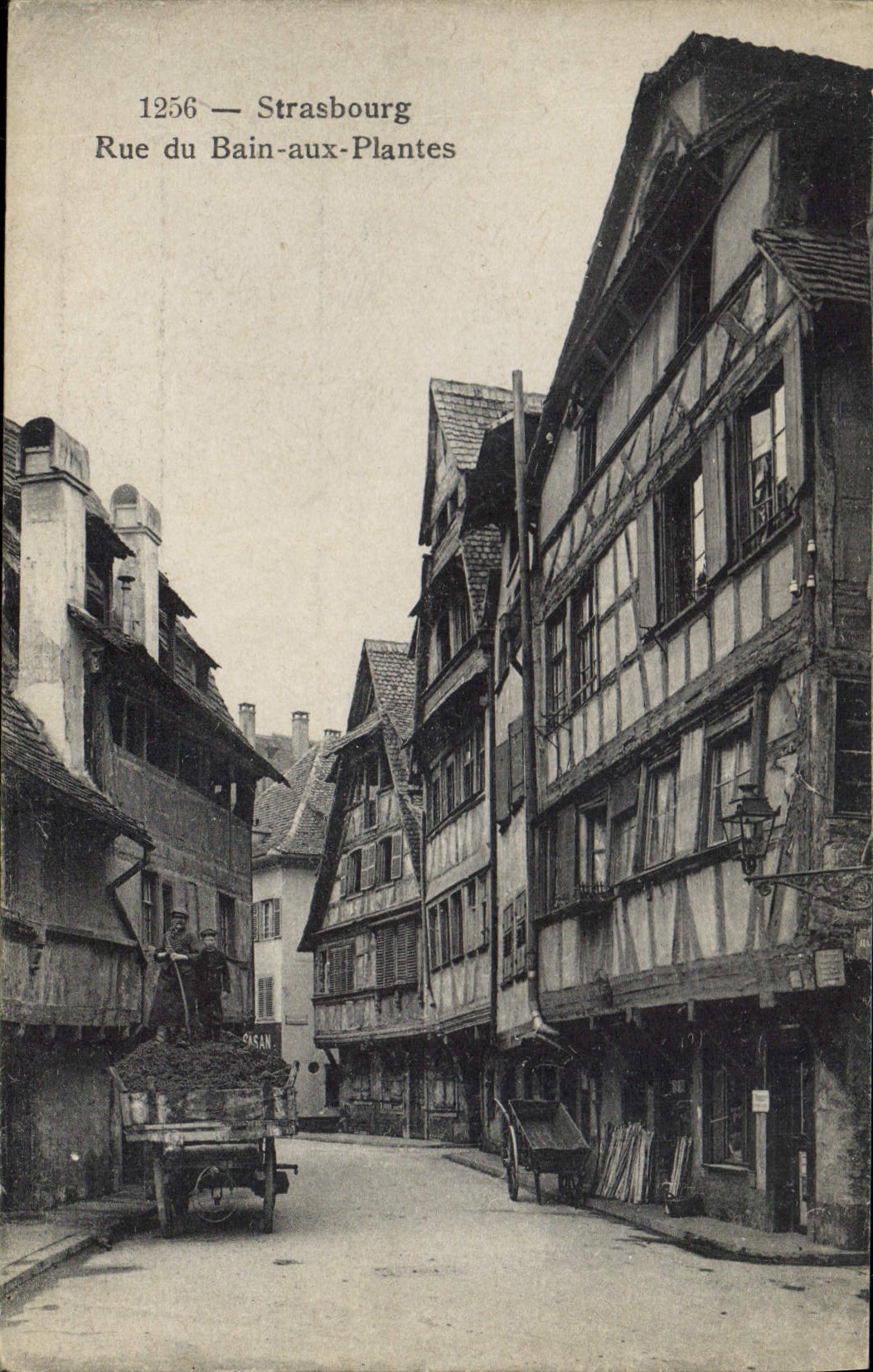 CPA Strasbourg Rue du Bain aux Plantes 