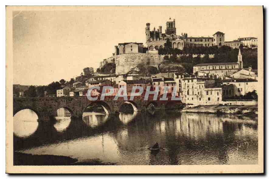 Béziers — Ansicht des Pont Neuf — Les Éditions d'Art YVCIA, Paris