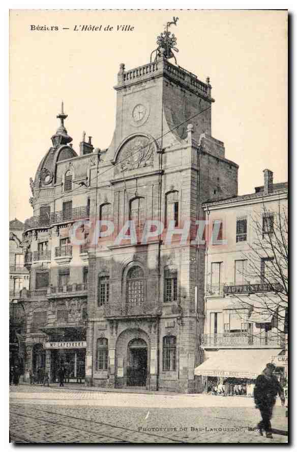 CPA Beziers L'Hotel de Ville 