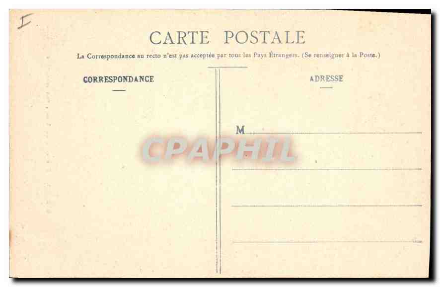 CPA Beziers Fontane du Titan Par Injalbert  — Back