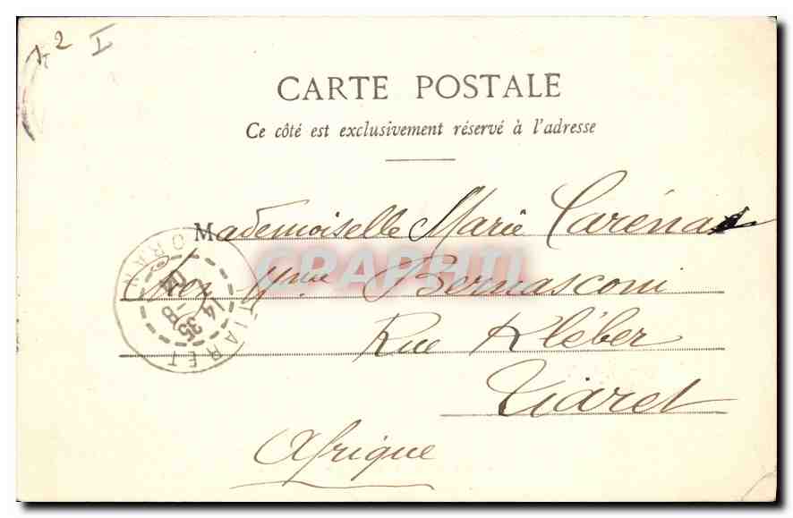 CPA Beziers Le Parc des Poetes  — Back
