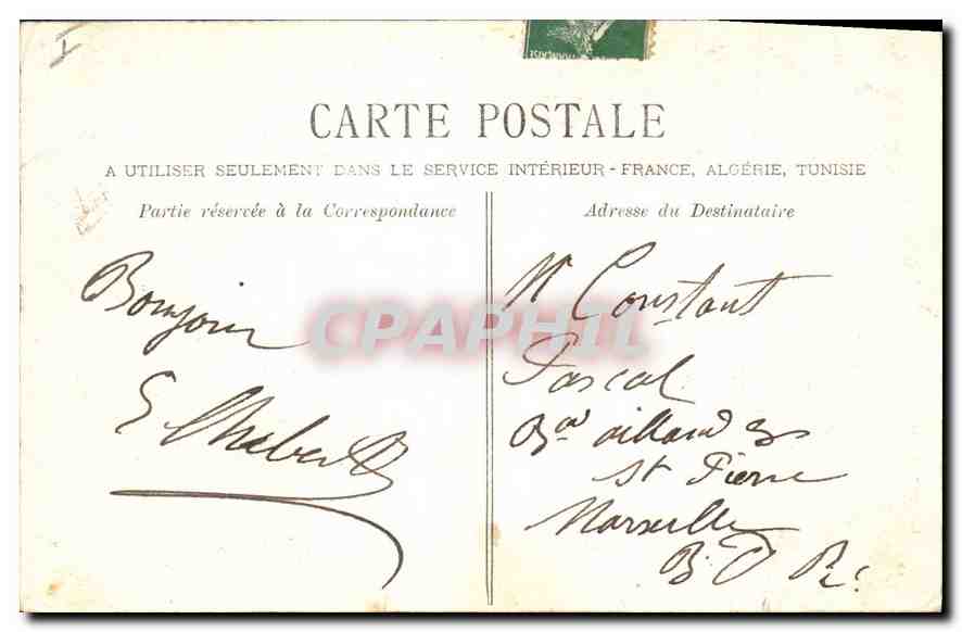 Béziers - Plateau de Poètes - L'Enfant au Polissoir — Rückseite