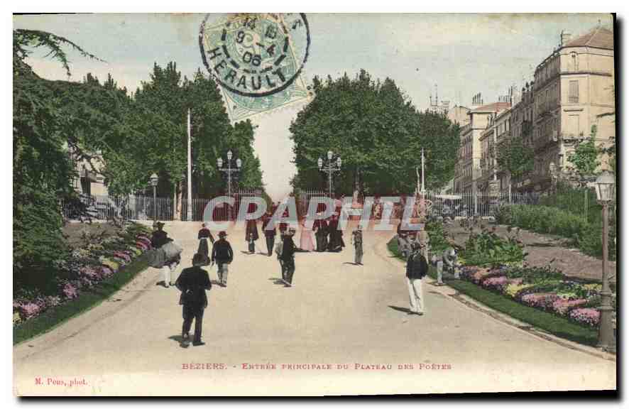 Béziers — Entrée principale du Plateau des Portes — M. Pous, phot.