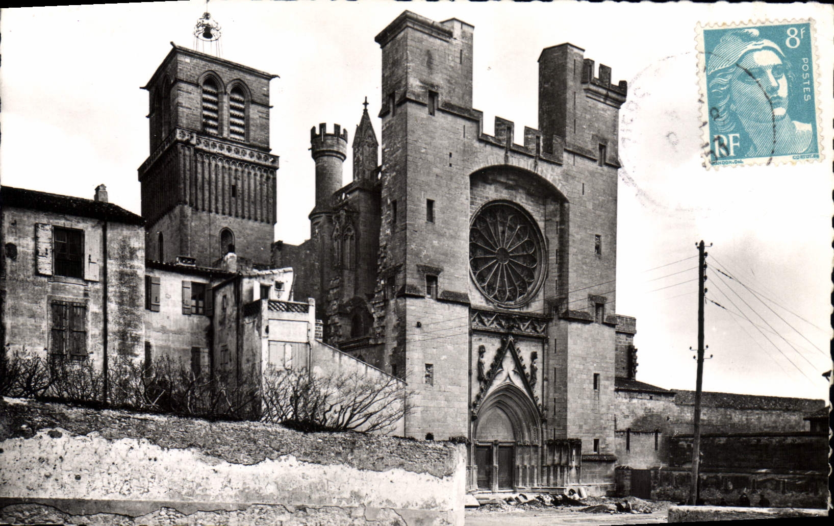 CPA Beziers Cathedrale Saint Nazaire 